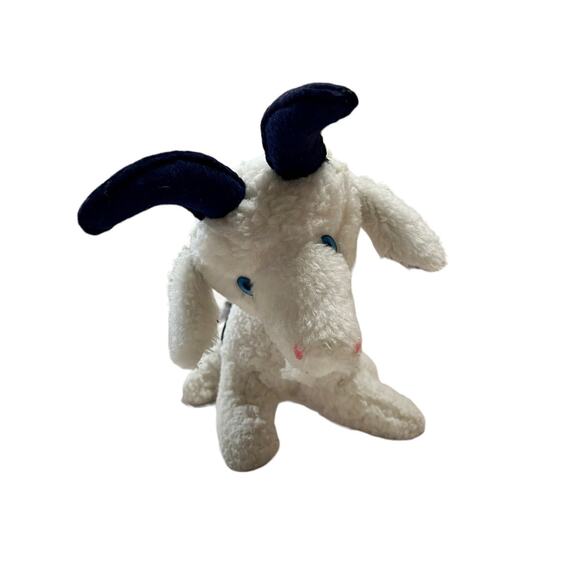 Vintage Elka Toys Navy Billy Goat mascot plush stuffed animal 1960s 70s USA - Picture 6 of 16